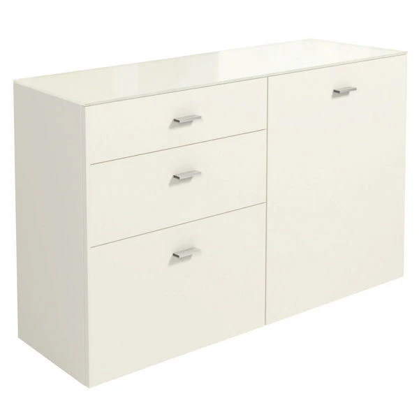 Now! No.14 By Hülsta Sideboard 4R 3 Schubladen 76,8x175x42 - Lack-weiß/Lack-Hochglanz-weiß 1 Now! No.14 By Hülsta Sideboard 4R 3 Schubladen 76,8x175x42 - Lack-weiß/Lack-Hochglanz-weiß