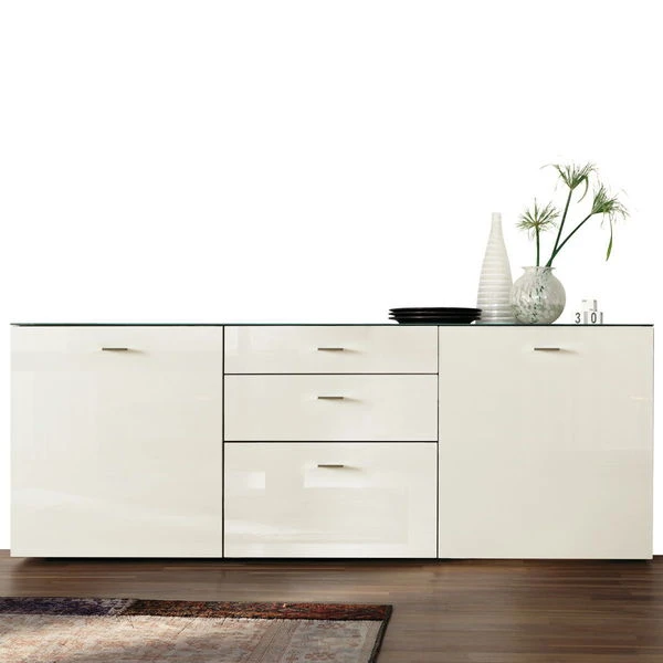 Now! No.14 By Hülsta Sideboard 4R 2 Türen 76,8x210x42 - Lack-weiß/Lack-Hochglanz-weiß 1 Now! No.14 By Hülsta Sideboard 4R 2 Türen 76,8x210x42 - Lack-weiß/Lack-Hochglanz-weiß