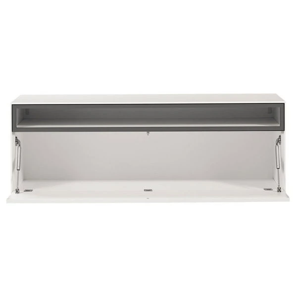 Now! By Hülsta Easy Baukasten 3R Lack-hellgrau 1 Offenes Fach, 1 Klappe 2 Now! By Hülsta Easy Baukasten 3R Lack-hellgrau 1 Offenes Fach, 1 Klappe – Bild 2