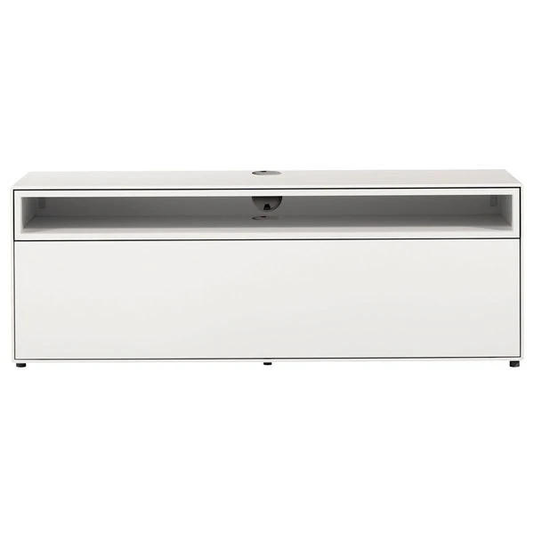 Now! By Hülsta Easy Wohnwand Lack-reinweiß 181x384x45 Mit Media-Lowboard - 9-teilig 3 Now! By Hülsta Easy Wohnwand Lack-reinweiß 181x384x45 Mit Media-Lowboard - 9-teilig – Bild 3