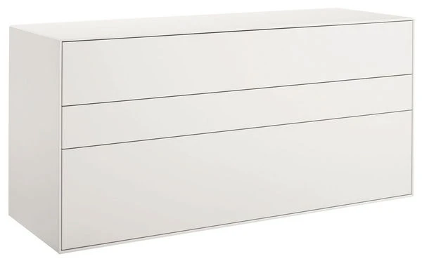 Now! By Hülsta Easy Baukasten 4R Groß Reinweiß 3 Schubladen 1 Now! By Hülsta Easy Baukasten 4R Groß Reinweiß 3 Schubladen