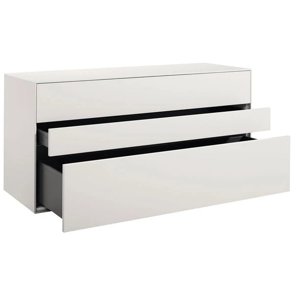 Now! By Hülsta Easy Baukasten 4R Groß Reinweiß 3 Schubladen 2 Now! By Hülsta Easy Baukasten 4R Groß Reinweiß 3 Schubladen – Bild 2