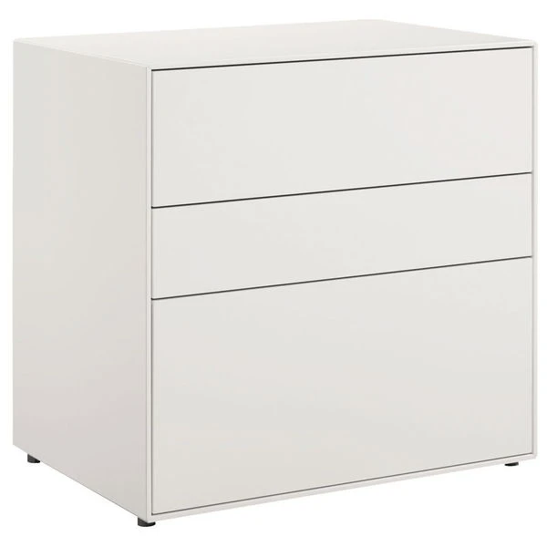 Now! By Hülsta Easy Baukasten 4R Klein Reinweiß 3 Schubladen 1 Now! By Hülsta Easy Baukasten 4R Klein Reinweiß 3 Schubladen