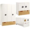 Hülsta Now! Minimo Kinderzimmer 3türig Weiß/natur Inkl. Wickelkommode & Wickelauflage