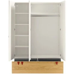 Hülsta Now! Minimo Kinderzimmer 3türig Weiß/natur Inkl. Breiter Kommode Zum Top-Preis -Hülsta 51236 huelsta now minimo 161278f4 gr 3