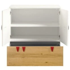 Hülsta Now! Minimo Kinderzimmer 2-türig Schneeweiß/Natureiche Inkl. Wickelkommode -Hülsta 55906 huelsta now minimo 161273f4 9