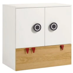 Hülsta Now! Minimo Kinderzimmer 2-türig Schneeweiß/Natureiche Inkl. Wickelkommode -Hülsta 55906 huelsta now minimo 161275f4 9