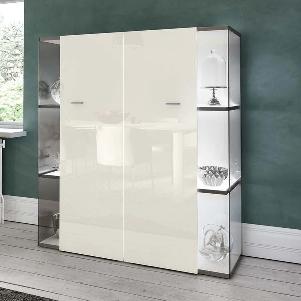 Now! No.14 By Hülsta Kombination 18 155x140x42 Lack-weiß/Lack-Hochglanz-weiß 1 Now! No.14 By Hülsta Kombination 18 155x140x42 Lack-weiß/Lack-Hochglanz-weiß