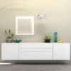 Now! By Hülsta Easy Hänge-Sideboard 64x256x45 Cm 3-teilig