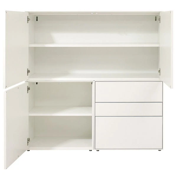 Now! By Hülsta Easy Highboard 128x128x45 Cm 3-teilig 2 Now! By Hülsta Easy Highboard 128x128x45 Cm 3-teilig – Bild 2