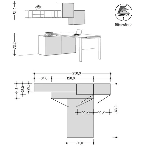 Now By Hülsta Easy Wohnwand Natureiche 177x230x195 5-teilig 2 Now By Hülsta Easy Wohnwand Natureiche 177x230x195 5-teilig – Bild 2