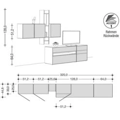 Hülsta -Hülsta 980153 980154 980155 strichzeichnung 2
