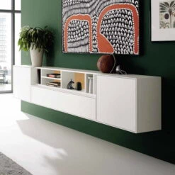 Now! By Hülsta Easy Wohnwand Natureiche 72x230x33 4-teilig