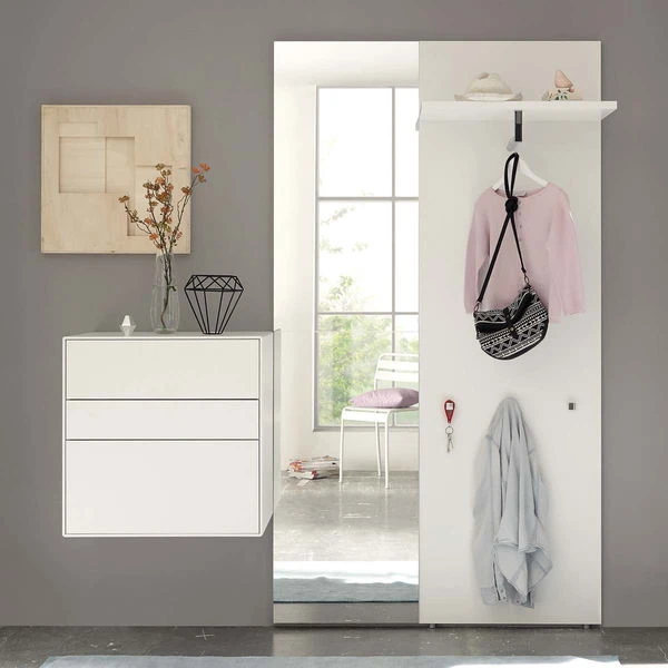 Now! By Hülsta Easy Garderobe Reinweiß 204x179x44 4-teilig 1 Now! By Hülsta Easy Garderobe Reinweiß 204x179x44 4-teilig