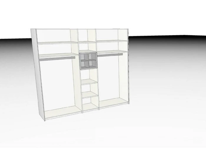 Kleiderschrank Fena 252 X 230 Cm 3 Kleiderschrank Fena 252 X 230 Cm – Bild 3