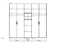 Kleiderschrank Fena 252 X 230 Cm 7 Kleiderschrank Fena 252 X 230 Cm -Hülsta FJPG S700 138