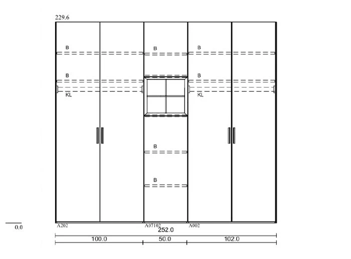 Kleiderschrank Fena 252 X 230 Cm 4 Kleiderschrank Fena 252 X 230 Cm – Bild 4