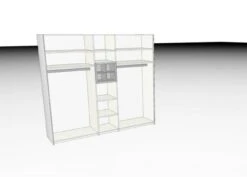 Schlafzimmer-Set Fena 4tlg. -Hülsta FJPG S700 166