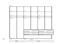 Schlafzimmer-Set Gentis 4tlg. -Hülsta FJPG S700 176