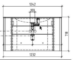 Waschtisch-Set Gentis -Hülsta FJPG S700 274