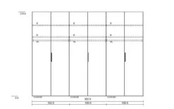 Kleiderschrank Multi-Forma 302 X 230 Cm -Hülsta FJPG S700 90