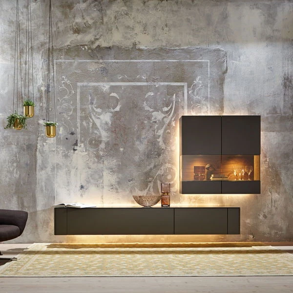 Hülsta Gentis Wohnwand 4 - Akzent Naturstamm - Breite 316,8 Cm 1 Hülsta Gentis Wohnwand 4 - Akzent Naturstamm - Breite 316,8 Cm