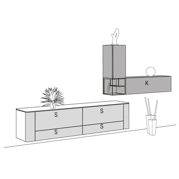 Hülsta Gentis Wohnwand 5 - Akzent Naturstamm - Breite 369,6 Cm 3 Hülsta Gentis Wohnwand 5 - Akzent Naturstamm - Breite 369,6 Cm – Bild 3
