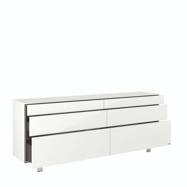 Hülsta Neo Sideboard 6 Schubkästen Lack Reinweiß 3 Hülsta Neo Sideboard 6 Schubkästen Lack Reinweiß – Bild 3