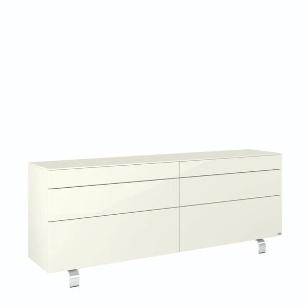 Hülsta Neo Sideboard 6 Schubkästen Lack Weiß 2 Hülsta Neo Sideboard 6 Schubkästen Lack Weiß – Bild 2