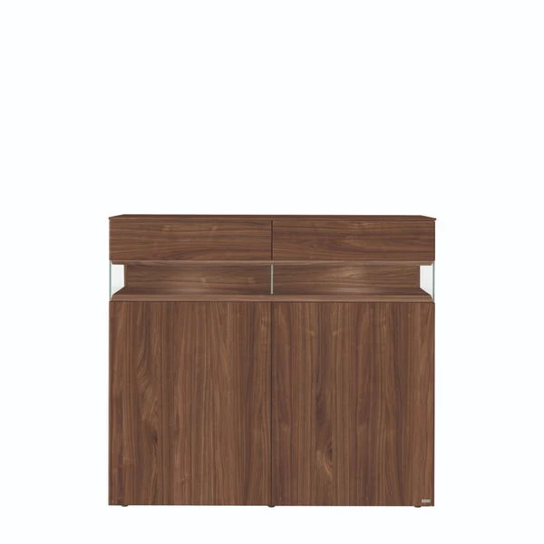 Hülsta Neo Highboard 2 Schubkästen Und 2 Türen Kernnussbaum 3 Hülsta Neo Highboard 2 Schubkästen Und 2 Türen Kernnussbaum – Bild 3