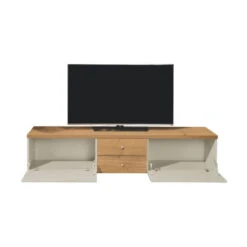 Now! Time By Hülsta Lowboard Schubladen/Klappen Natureiche/Lack-seidengrau 6 Now! Time By Hülsta Lowboard Schubladen/Klappen Natureiche/Lack-seidengrau -Hülsta huelsta now time ntw14541 1041275f3