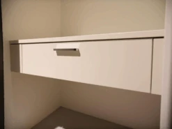 Kleiderschrank Mit Schiebetüren Multi Forma II Lack ReinweißGrau Griffe Lack Grau Mit LED-Beleuchtung -Hülsta kleiderschraenke huelsta kleiderschrank mit schiebetueren multi forma ii lack reinweiss grau griffe 10