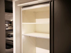 Kleiderschrank Mit Schiebetüren Multi Forma II Lack ReinweißGrau Griffe Lack Grau Mit LED-Beleuchtung -Hülsta kleiderschraenke huelsta kleiderschrank mit schiebetueren multi forma ii lack reinweiss grau griffe 5