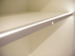 Kleiderschrank Mit Schiebetüren Multi Forma II Lack ReinweißGrau Griffe Lack Grau Mit LED-Beleuchtung -Hülsta kleiderschraenke huelsta kleiderschrank mit schiebetueren multi forma ii lack reinweiss grau griffe 7