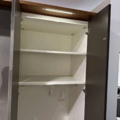 Kleiderschrank Multi Forma 2 In Hochglanz Grau Design G Griff 049 Chrom Hochglanz Inkl Tv Halterung Und Beleuchtung -Hülsta kleiderschraenke huelsta kleiderschrank multi forma 2 in hochglanz grau design g griff 049 chrom 15