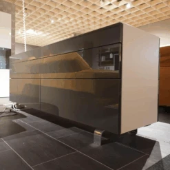 Sideboard Neo Holz Lack Weiß Lack Hochglanz Grau -Hülsta kommoden sideboards huelsta sideboard neo holz lack weiss lack hochglanz grau 255 42 10111 4