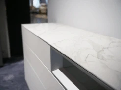 Sideboard Tetrim 4174112 Lack Reinweiß Rahmen Silber Mit Beleuchtung -Hülsta kommoden sideboards huelsta sideboard tetrim 4174112 lack reinweiss rahmen silber mit beleuchtung 7