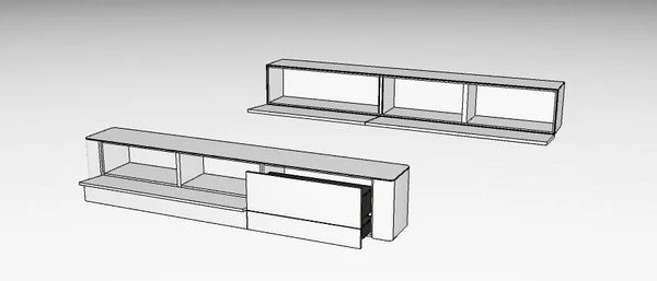 Hülsta Gentis Wohnwand 2 - Akzent Naturstamm - Breite 440 Cm 4 Hülsta Gentis Wohnwand 2 - Akzent Naturstamm - Breite 440 Cm – Bild 4