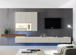 Hülsta Tetrim Wohnwand 4 - Lack-Ausführung Lowboard & Hängeelement 9 Hülsta Tetrim Wohnwand 4 - Lack-Ausführung Lowboard & Hängeelement -Hülsta tetrim kombi 4