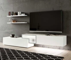 Hülsta Tetrim Wohnwand 6 - Lack-Ausführung Lowboards & Wandsteckborde -Hülsta tetrim kombi 7