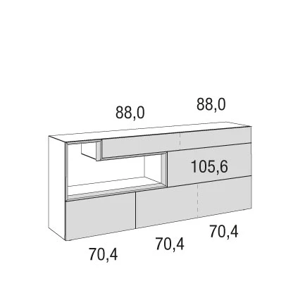 Hülsta Tetrim Sideboard 5R - Natureiche Mit Keramik-Abdeckplatte 1 Hülsta Tetrim Sideboard 5R - Natureiche Mit Keramik-Abdeckplatte