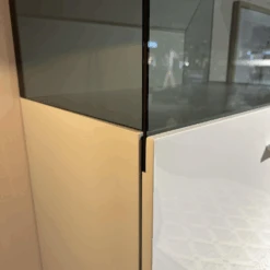 2er Set Highboard Now 14 In Lack Hochglanz Weiß Und Getönten Glaskasten -Hülsta vitrinen highboards huelsta 2er set highboard now 14 in lack hochglanz weiss und getoenten 7