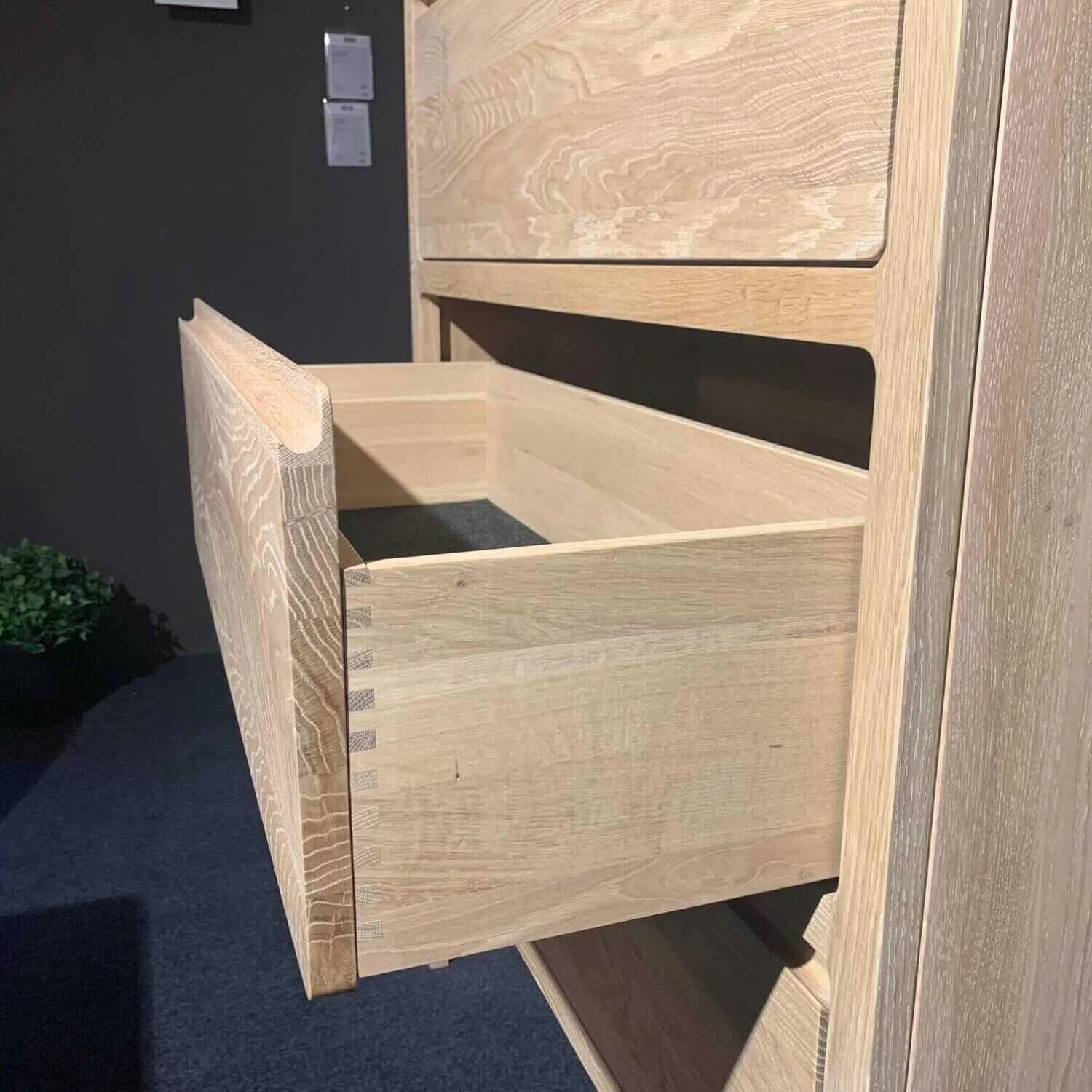 Highboard Solid Eiche Hell Massiv Geölt 3 Highboard Solid Eiche Hell Massiv Geölt – Bild 3