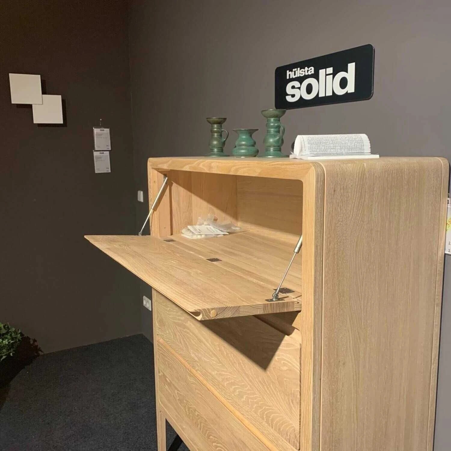 Highboard Solid Eiche Hell Massiv Geölt 2 Highboard Solid Eiche Hell Massiv Geölt – Bild 2