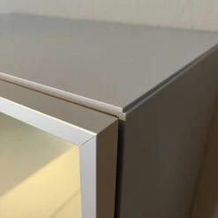 Highboard Tetrim Lack Eisblau Akzent Hochglanz Eisblau Mit Beleuchtung -Hülsta vitrinen highboards huelsta highboard tetrim lack eisblau akzent hochglanz eisblau mit beleuchtung 2