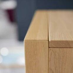 Vitrine Lilium Eiche Sand Massiv Klarglas -Hülsta vitrinen highboards huelsta vitrine lilium eiche sand massiv klarglas 177 42 26854 5