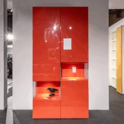 Vitrine Neo Lack NCS Hochglanz Rot Inklusive Beleuchtung -Hülsta vitrinen highboards huelsta vitrine neo lack ncs hochglanz rot inklusive beleuchtung 414 42 53345 3