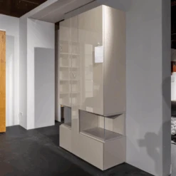 Vitrine Neo Lack Seidengrau Glanz Inklusive Beleuchtung -Hülsta vitrinen highboards huelsta vitrine neo lack seidengrau glanz inklusive beleuchtung 414 42 47020