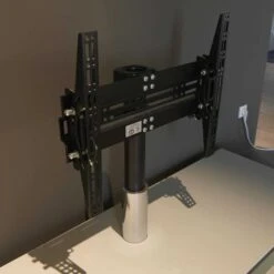 Lowboard Neo R Mit TV-Säule Lack Weiß Matt -Hülsta wohnwaende tv lowboards huelsta lowboard neo r mit tv saeule lack weiss matt 307 42 37900 6