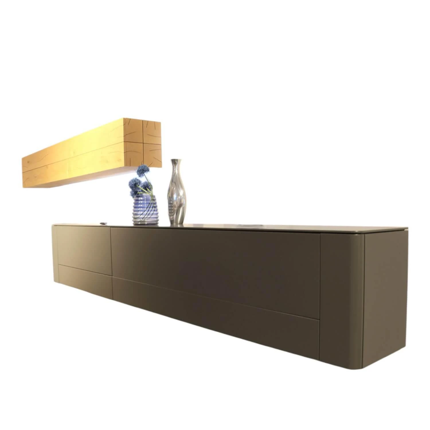 Wohnwand Gentis Vorzug 980102 Ausführung Lack Grau Und Natureiche Mit Beleuchtung 1 Wohnwand Gentis Vorzug 980102 Ausführung Lack Grau Und Natureiche Mit Beleuchtung